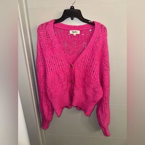 Haptics Pink Knit Sweater